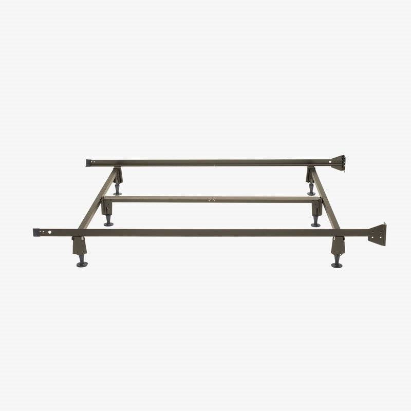 King size Steel Metal Bed Frame with Bolt-on Headboard Brackets