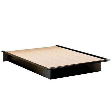 Full Size Modern Platform Bed Frame in Black Finish