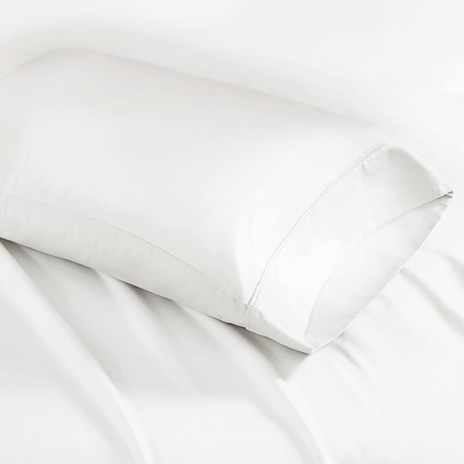 Madison Park 1500 Thread Count Cotton Blend 2 PC Pillowcases - White - King Size