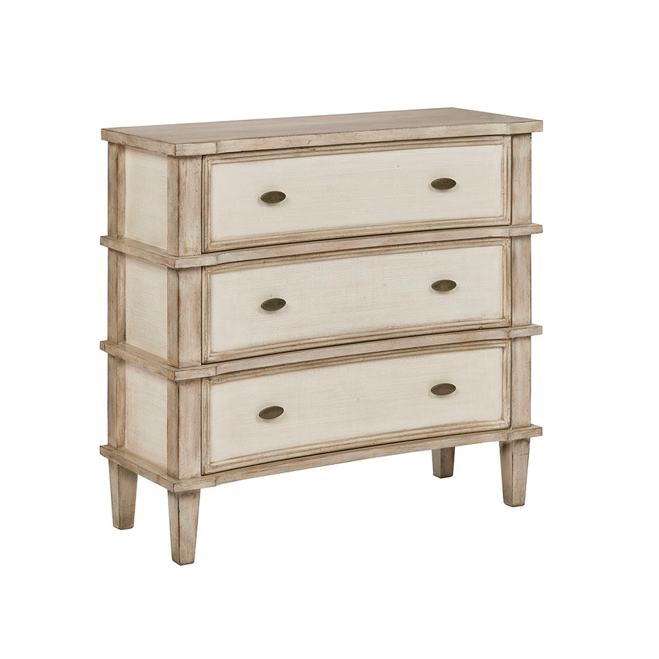 Alcott 3 Drawer Chest - Natural / Cream