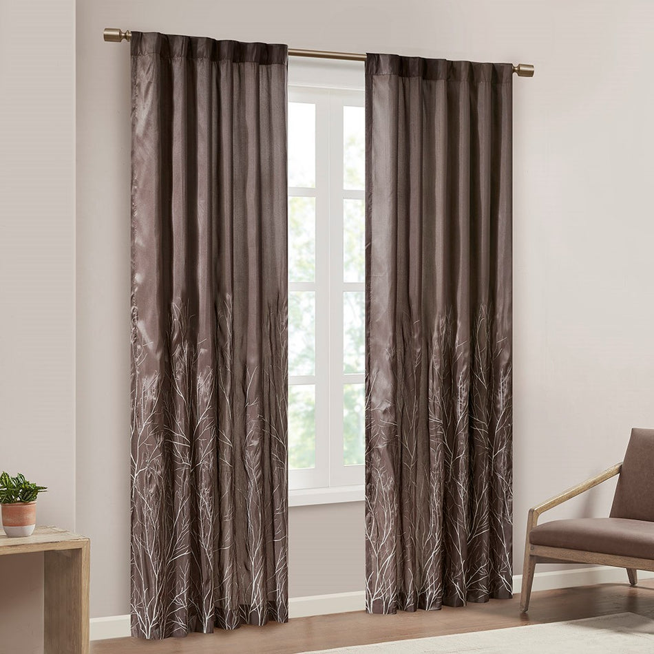 Andora Window Curtain - Chocolate - 50x84"