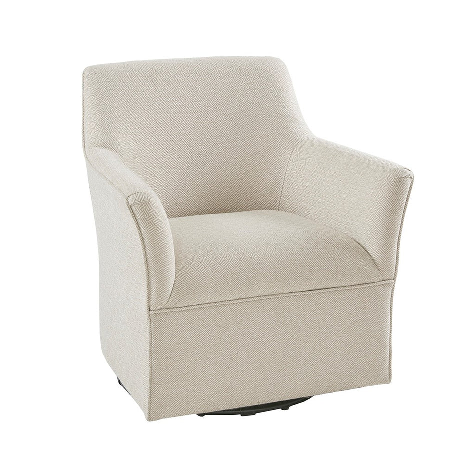 Augustine Swivel Glider Chair - Cream