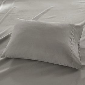 3M Microcell All Season Lightweight Sheet Set - Grey - Queen Size