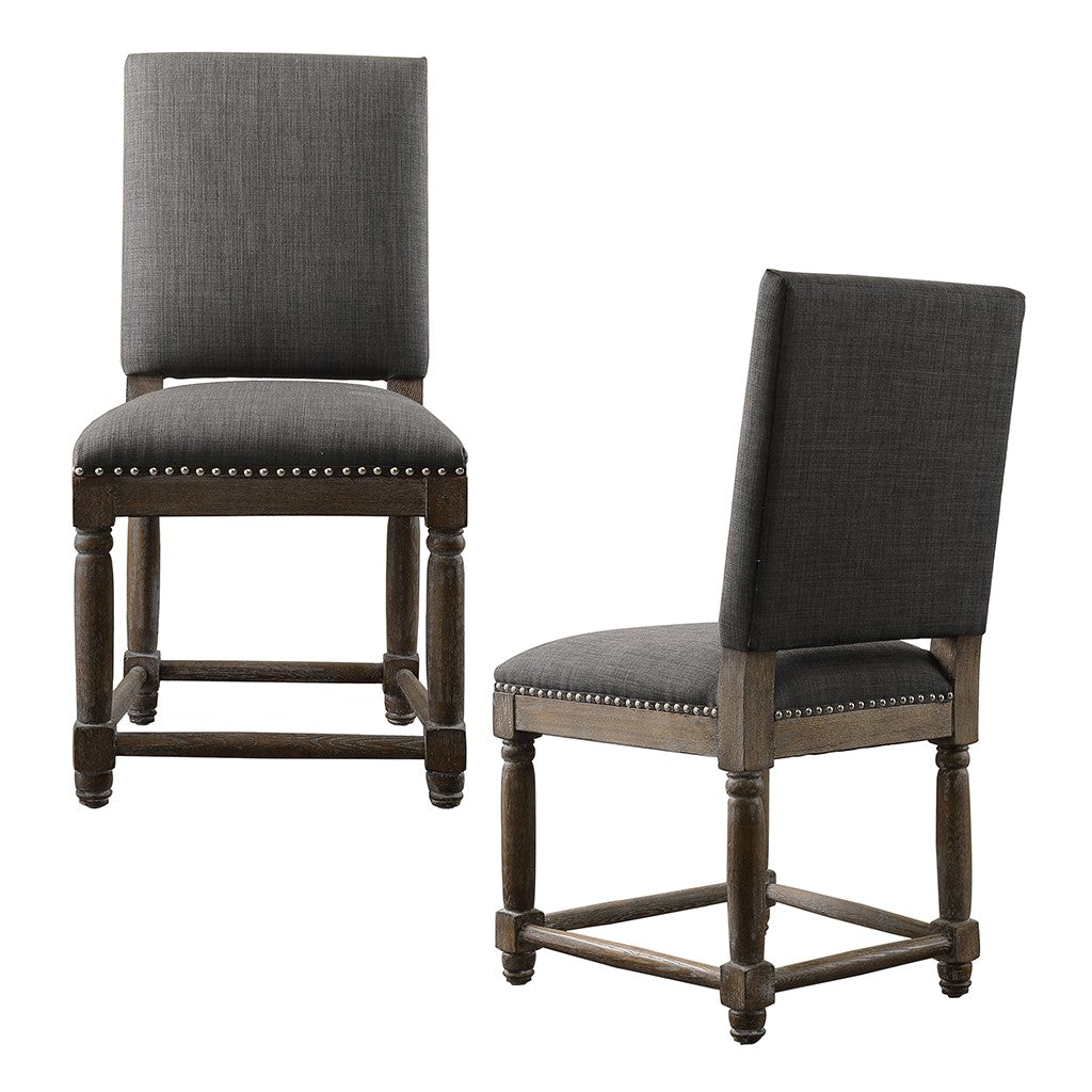 Madison Park Cirque Dining Chair (Set of 2) - Grey 