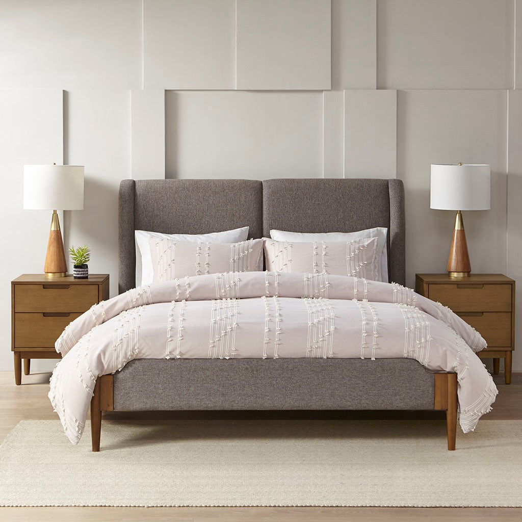 INK+IVY Mallory King Bed - Brown Multi - King Size