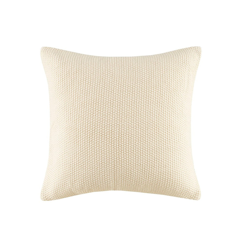 INK+IVY Bree Knit Square Pillow Cover - Ivory - 20x20"