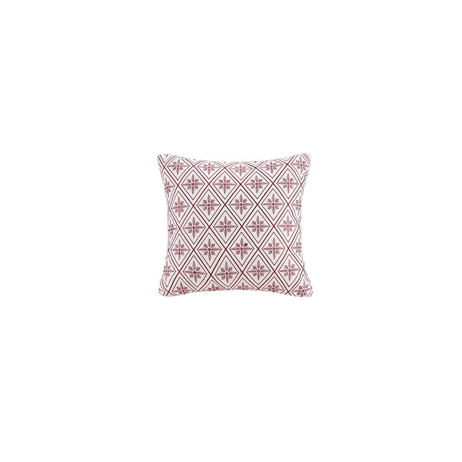 N Natori Cherry Blossom Square Pillow - Multicolor - 16x16"