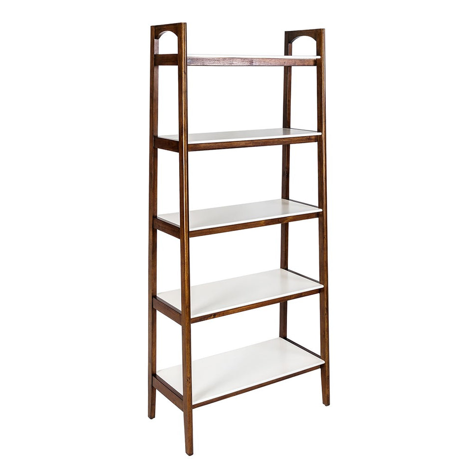 Parker Shelf / Bookcase - Off White / Pecan