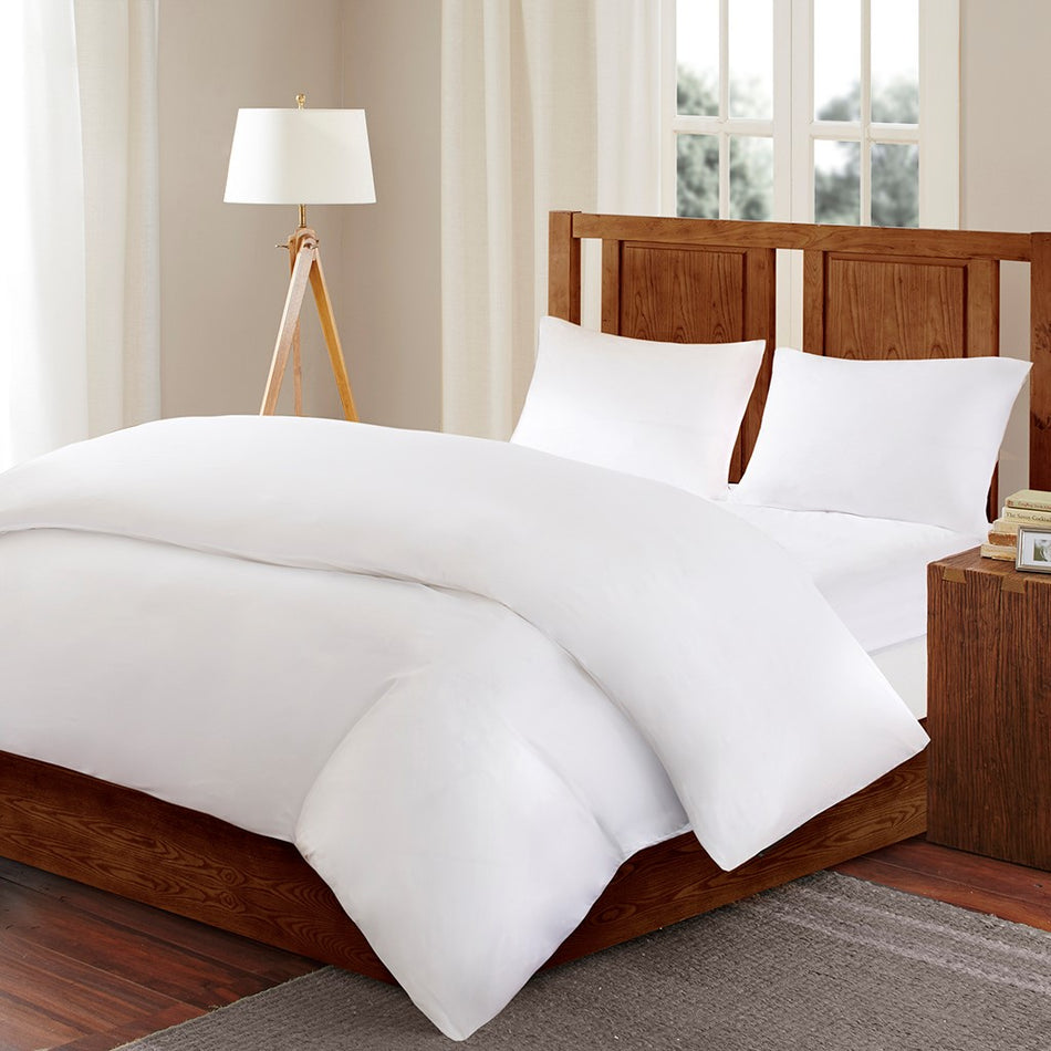 Sleep Philosophy Bed Guardian 3M Scotchgard Comforter Protector - White - Full Size / Queen Size