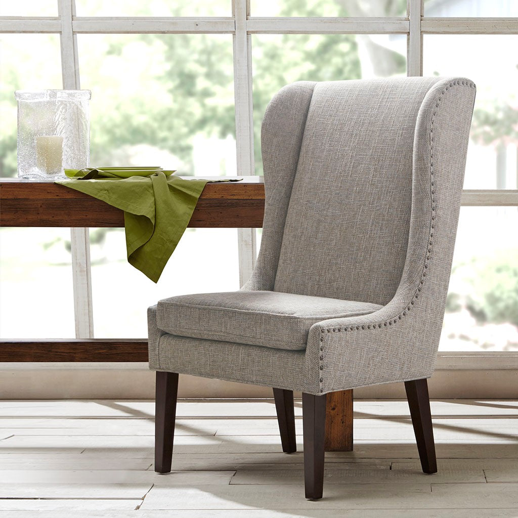Madison Park Garbo Captains Dining Chair - Grey Multi 