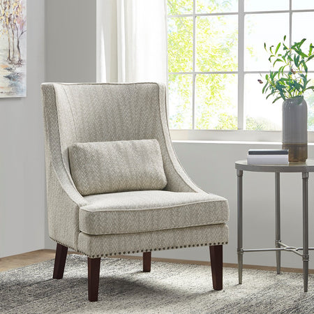 Madison Park Chase High Back Accent Chair - Natural 