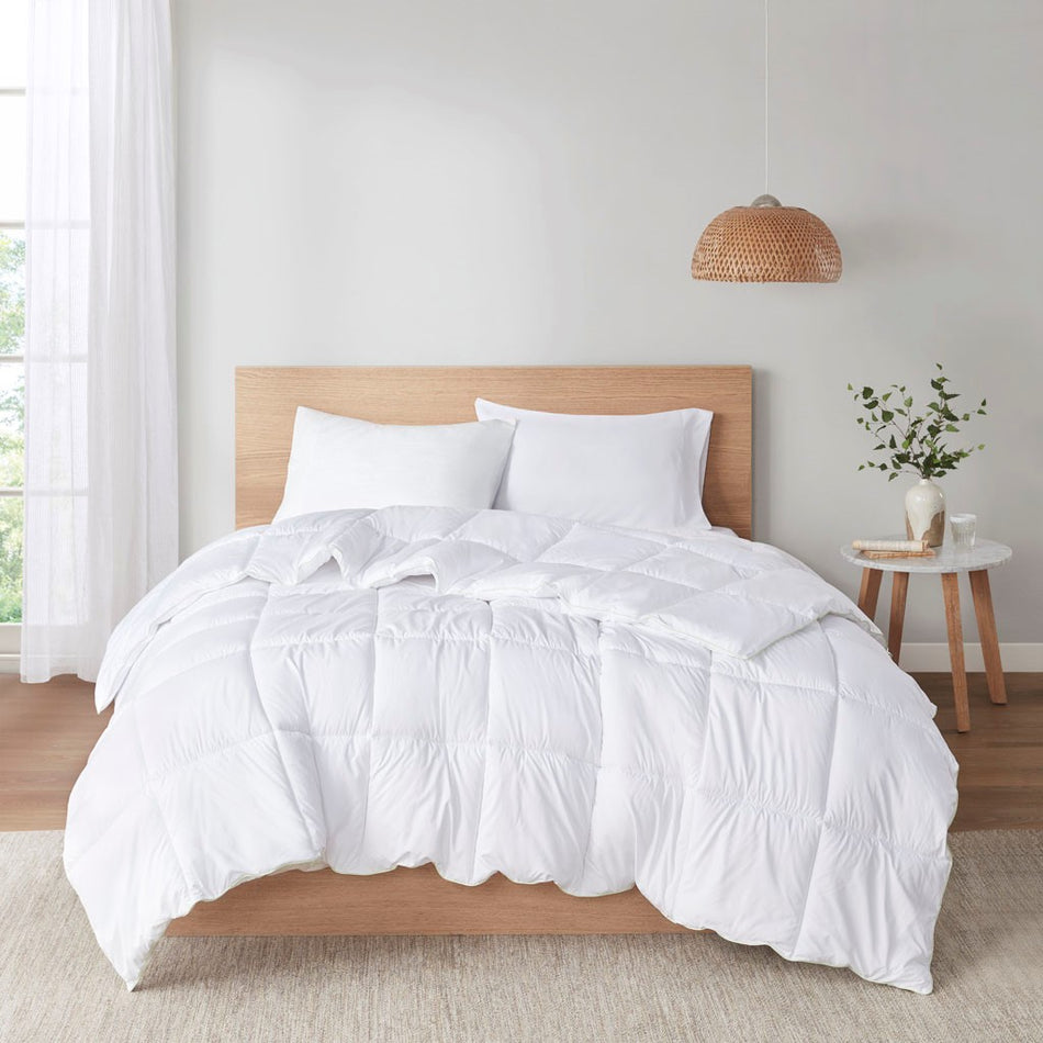 Clean Spaces Allergen Barrier Anti-Microbial Down Alternative Comforter - White - King Size