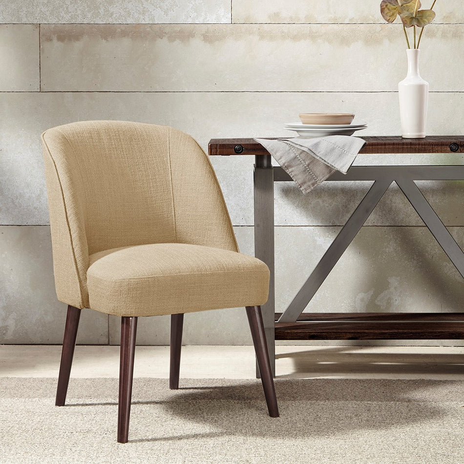 Madison Park Bexley Rounded Back Dining Chair - Natural 