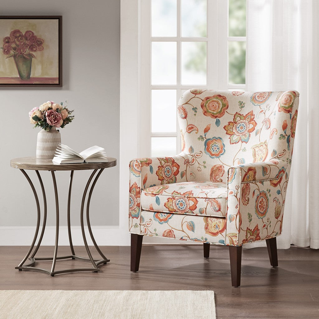 Madison Park Colette Accent Chair - Cream 