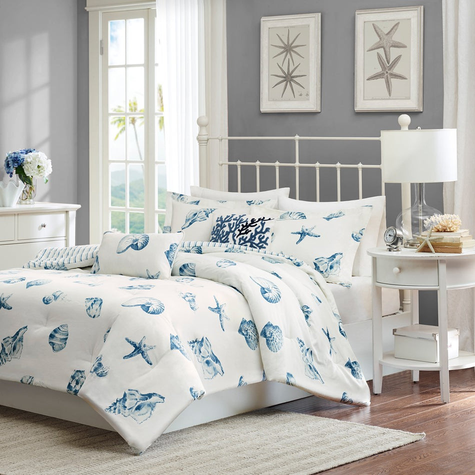 Harbor House Beach House Comforter Set - Blue - Cal King Size