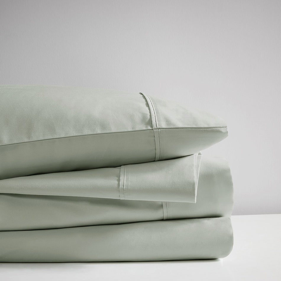 525 Thread Count Cotton Blend Sheet Set - Sage - King Size