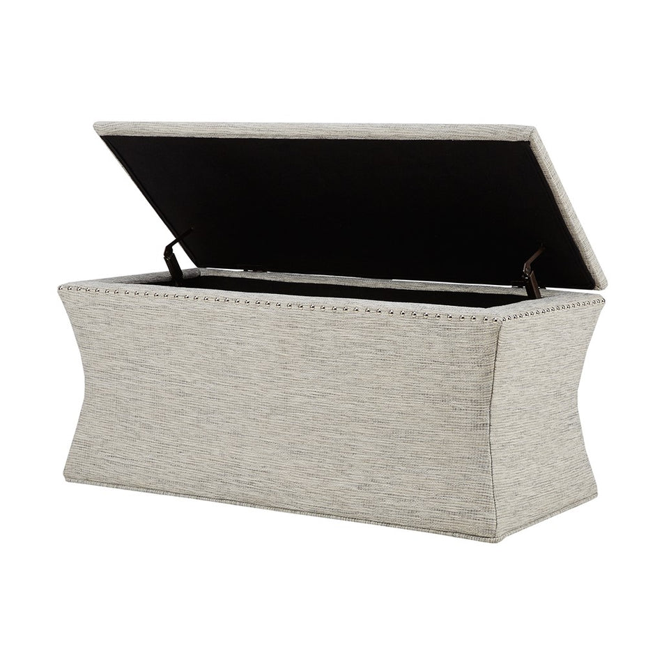 Bijou Storage Bench - Grey Multi