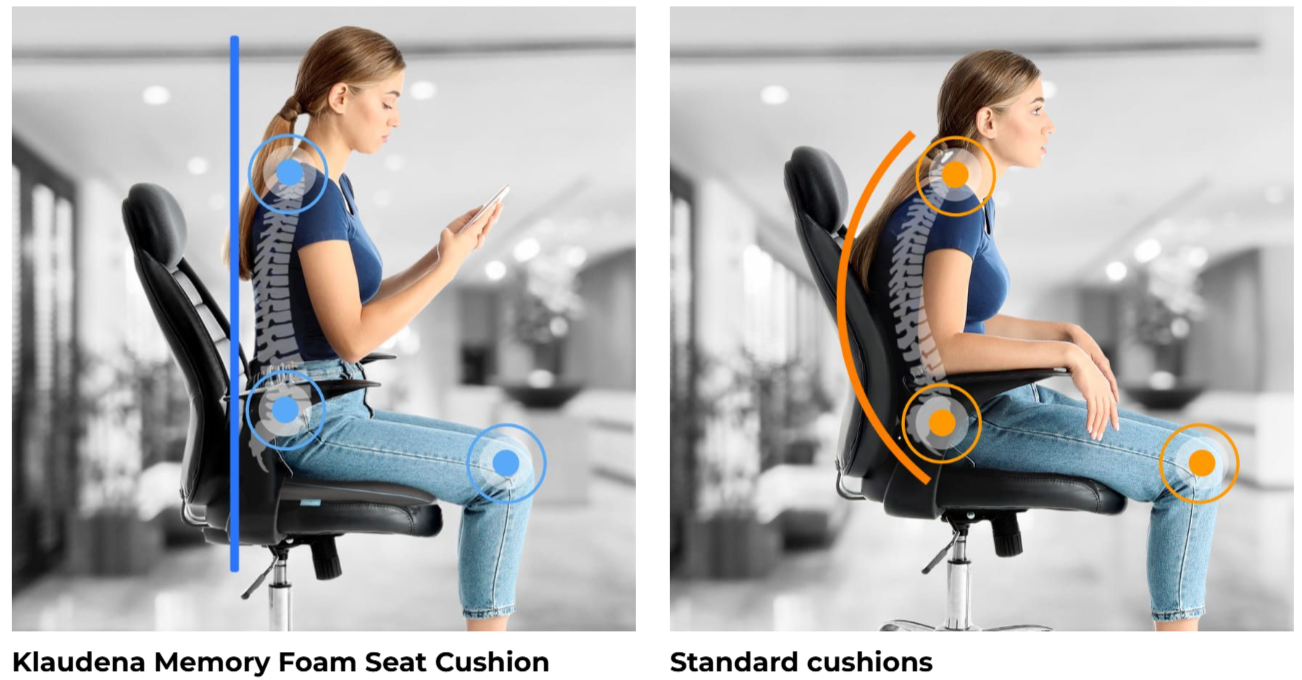 Klaudena Seat Cushion comparison